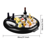 Inflatable Floating Drink And Snack Holder For Pools & Hot Tub