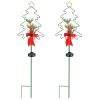 Christmas tree solar stake light