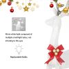 3 Packs Large Lighted Christmas Deer Family Set with Bows Warm White Deer 210 LED Lighted Reindeers Yard Lights, Outdoor Holiday Yard Decorations Xmas