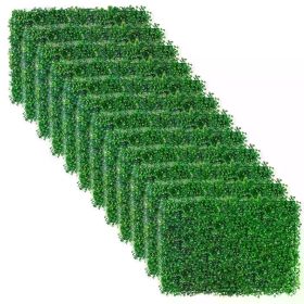 24 artificial yellow wooden boards measuring 23.6 inches x 15.75 inches, grass wall panels, UV protection, green wall decorations